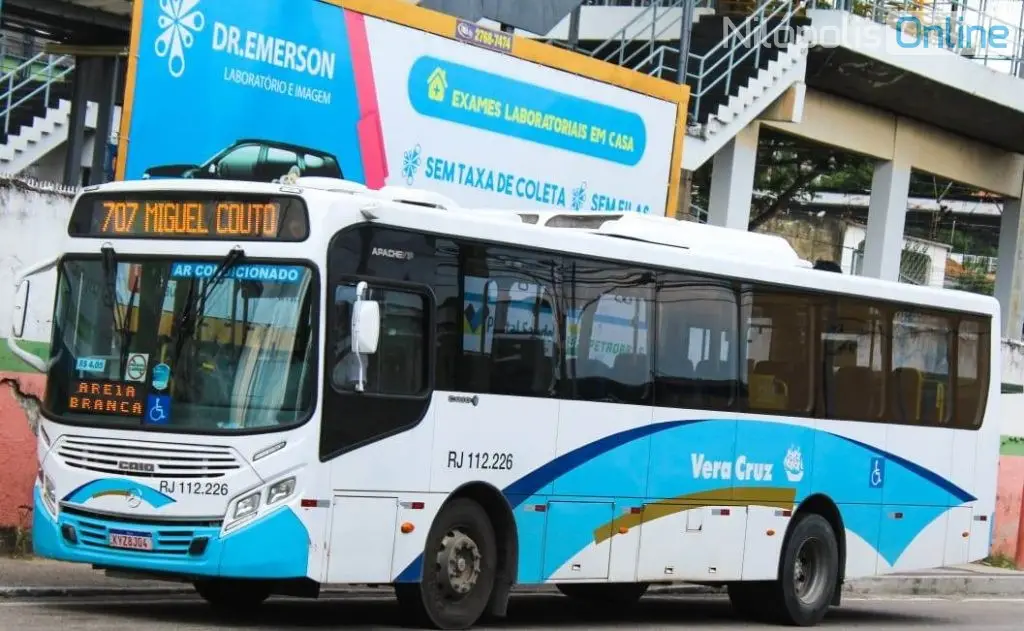 Ônibus da linha 707 da empresa Vera Cruz. Foto: Reprodução da Internet