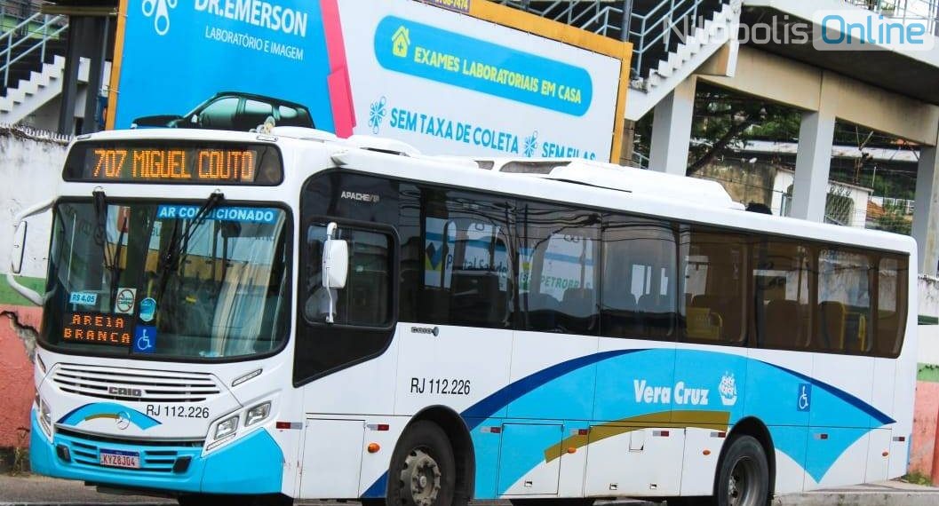 Ônibus da linha 707 da empresa Vera Cruz. Foto: Reprodução da Internet