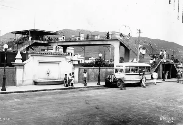 Esta&ccedil;&atilde;o Ferrovi&aacute;ria de Nil&oacute;polis em 1940