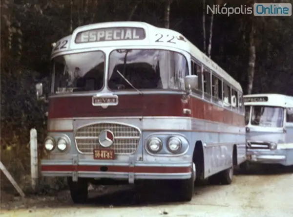 Ônibus da Expresso São Francisco na década de 1950. Foto: Reprodução da Internet