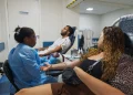 Hemorio realiza coleta mensal de sangue em Nilópolis no Hospital JK. Próxima ação acontece em 27 de outubro, das 9h às 15h. Foto: Divulgação/PMN