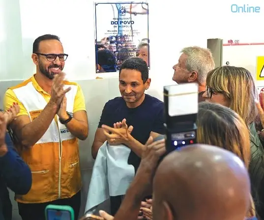 O Restaurante do Povo foi inaugurado em Julho de 2026 pelo prefeito Abra&atilde;o David Neto e pelo secret&aacute;rio de Estado de Desenvolvimento Social e Direitos Humanos, Anderson Coelho. Foto: Divulga&ccedil;&atilde;o / PMN
